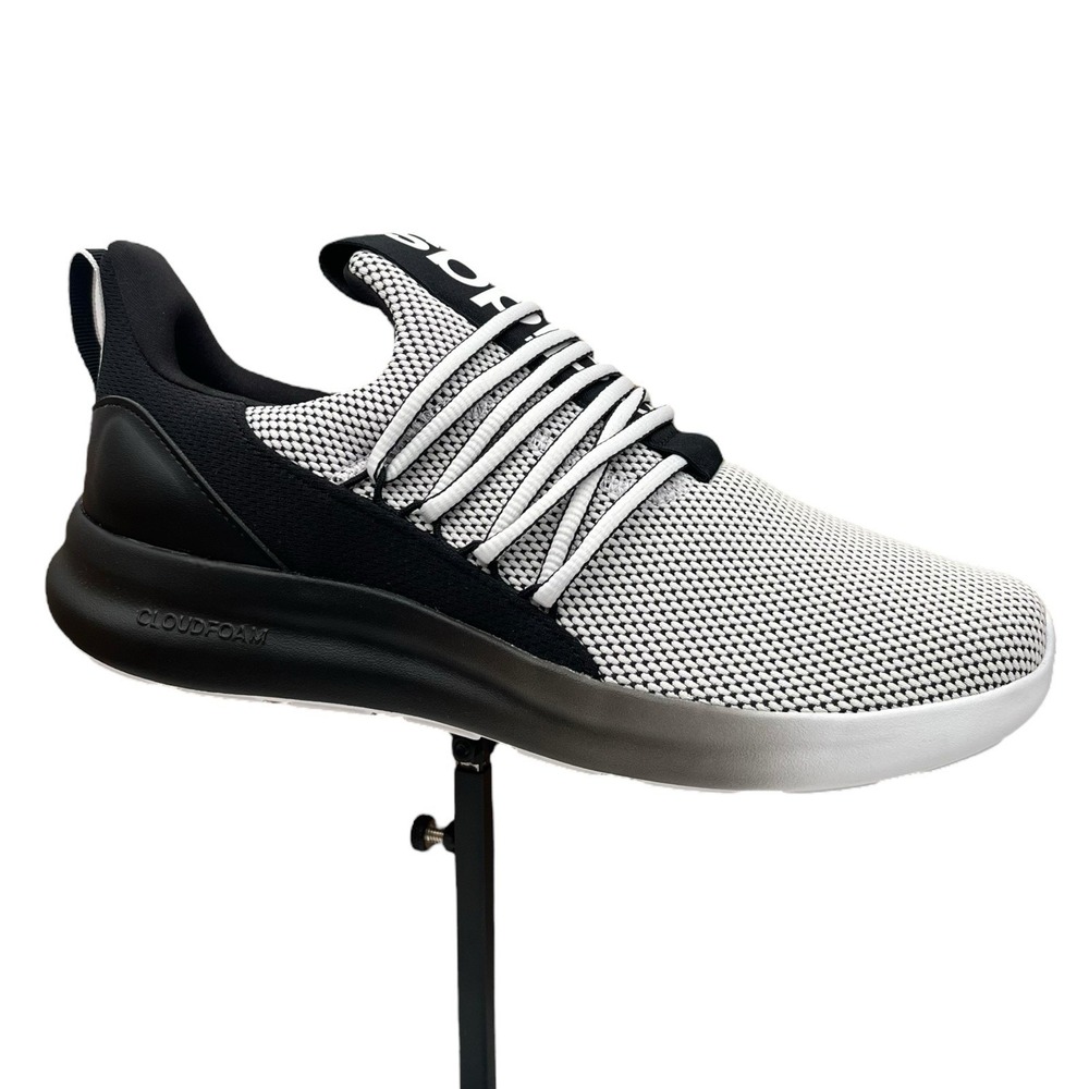 adidas Lite Racer Adapt 7.0 Mens Slip-on Athletic Sneakers Size 9.5 Black-White